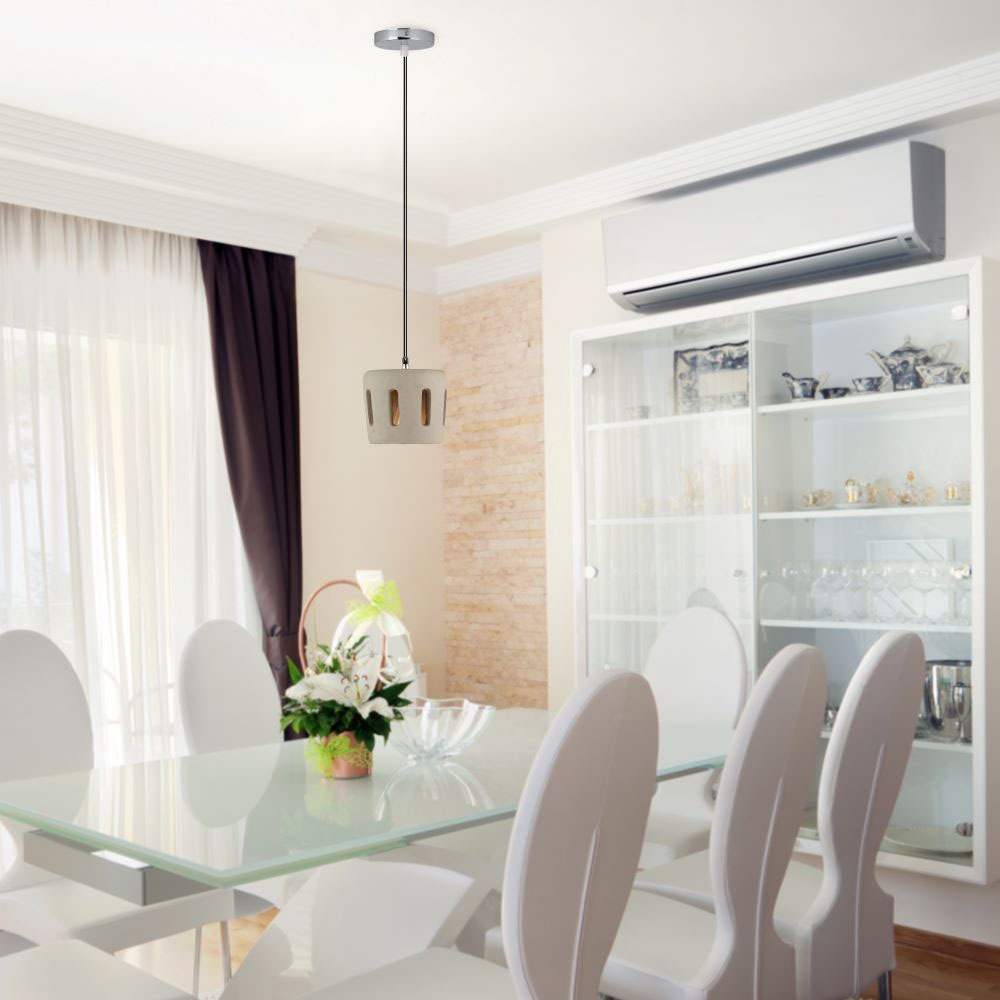 V-TAC Pendelleuchte E27 60W Beton IP20