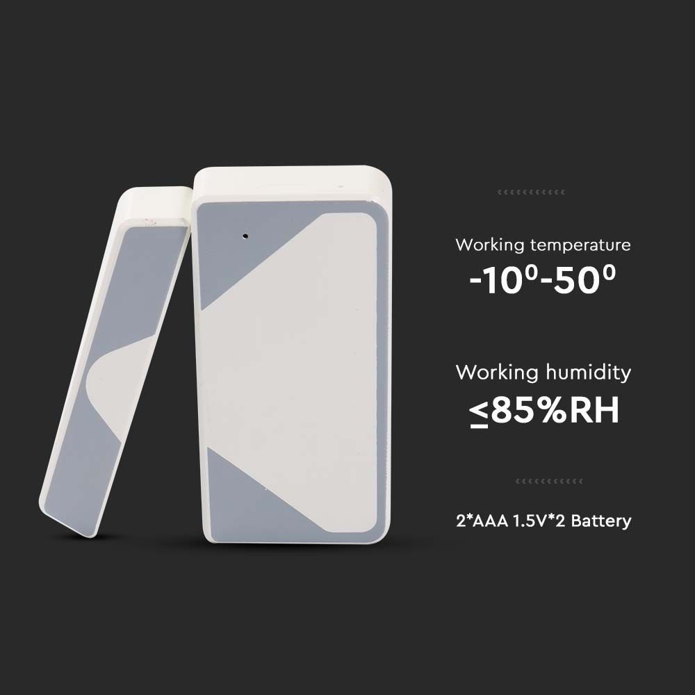 V-TAC Bewegungsmelder WLAN Sensor 53mm IP20