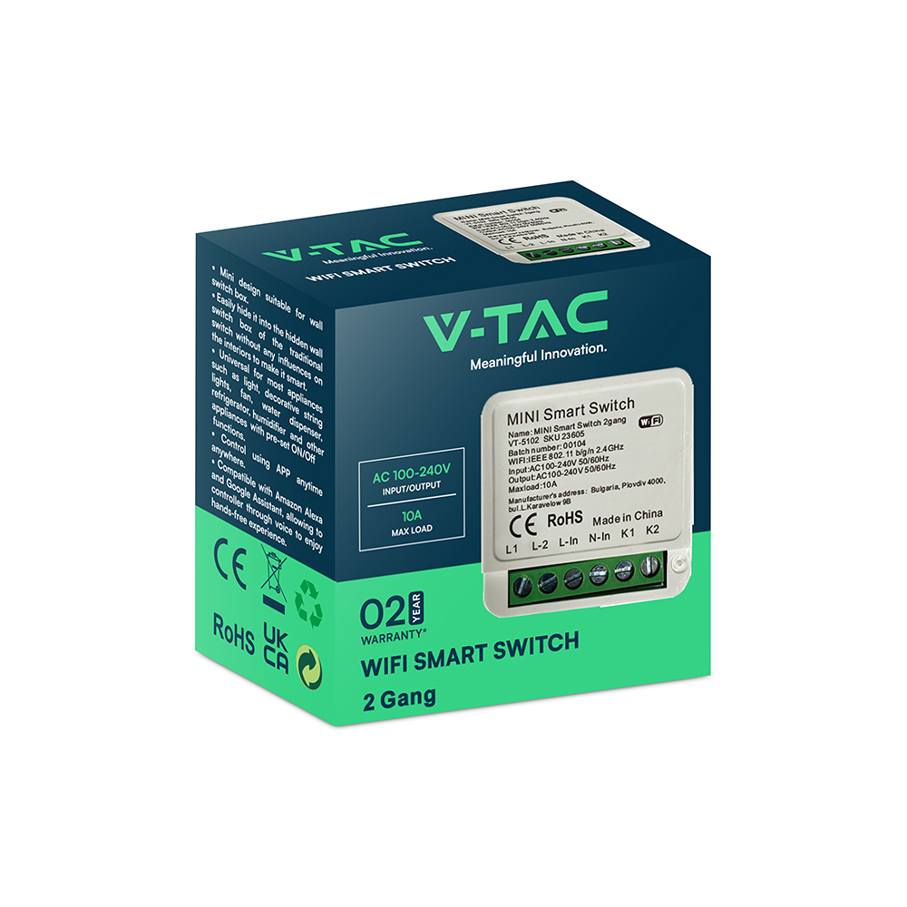V-TAC Mini Smart Schalter IP20