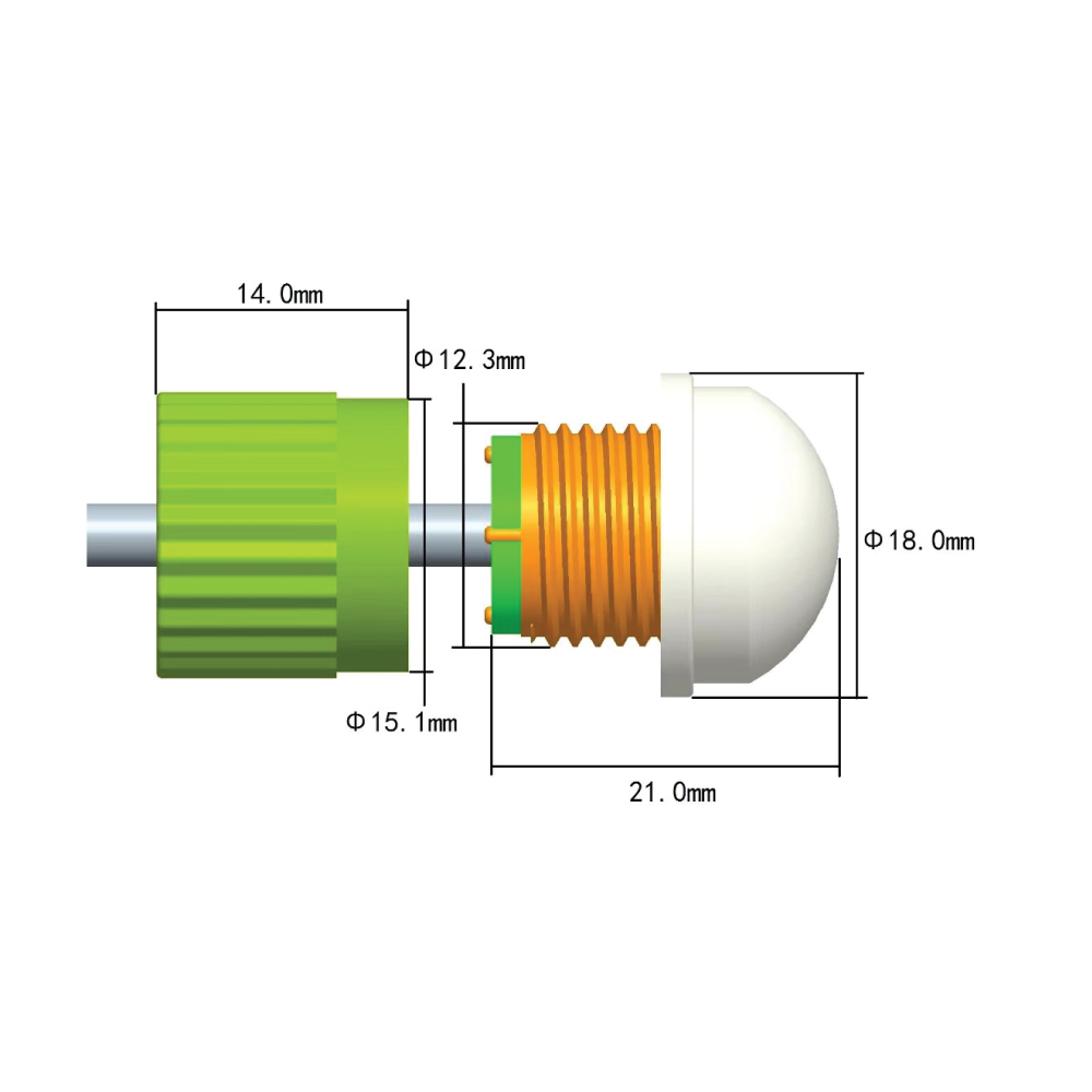 V-TAC Bewegungsmelder Infrarot IP65 45mm