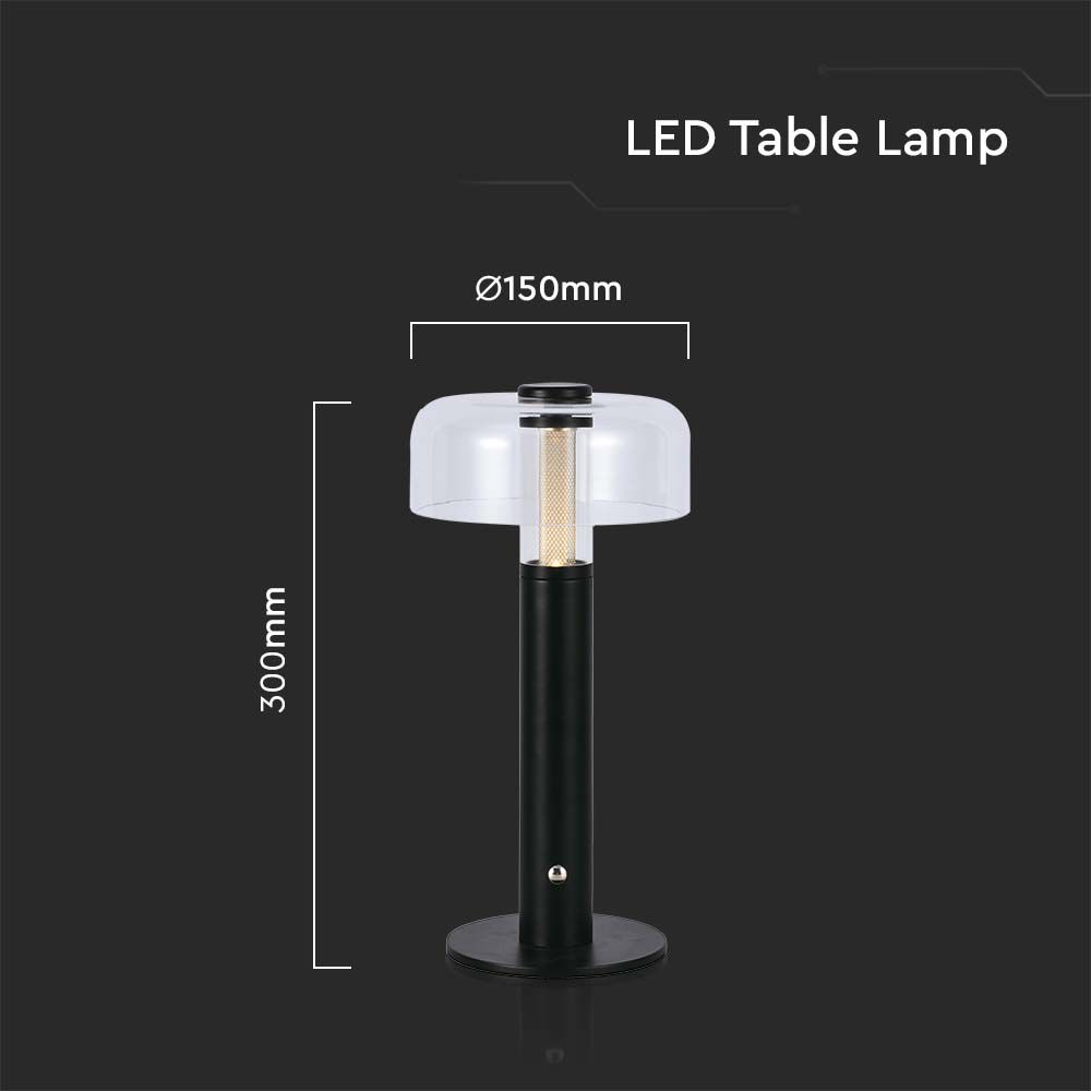 V-TAC Tischlampe 1W Warmweiss 185mm IP20
