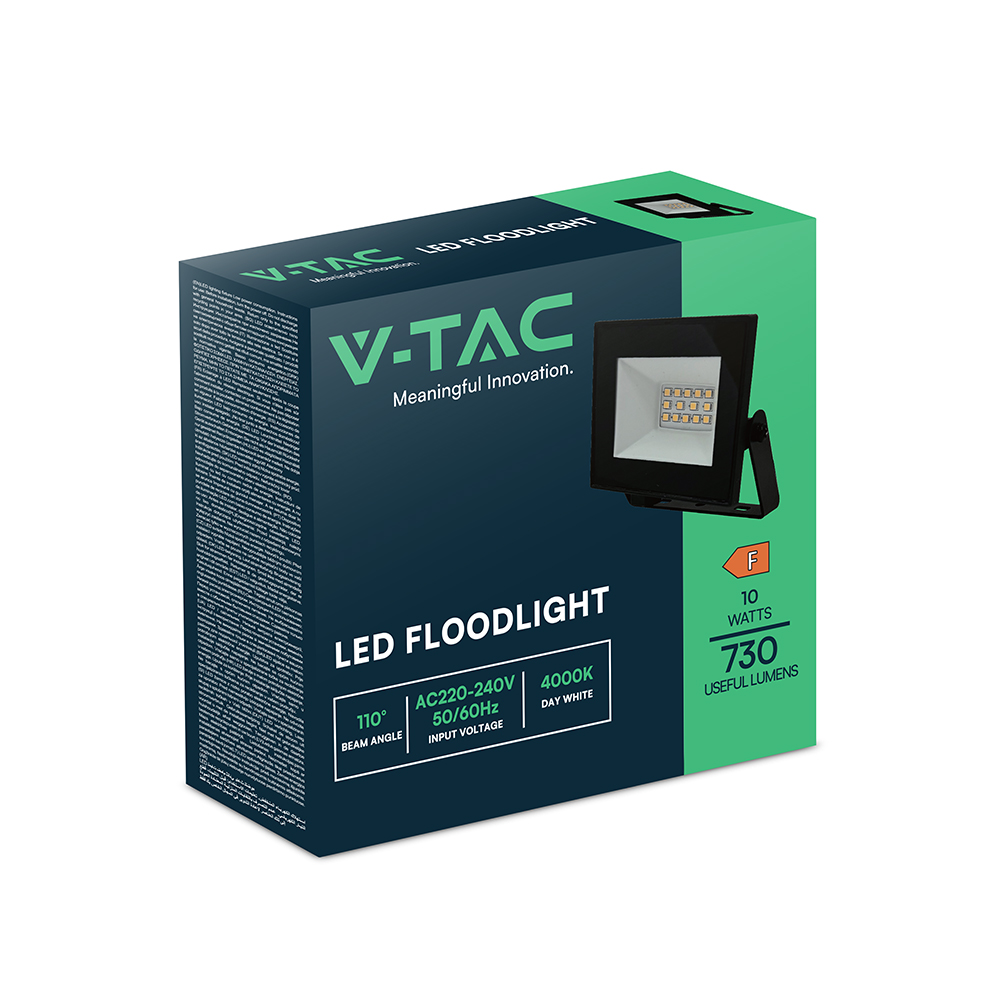 V-TAC LED Flutlicht 10W 6500K IP65