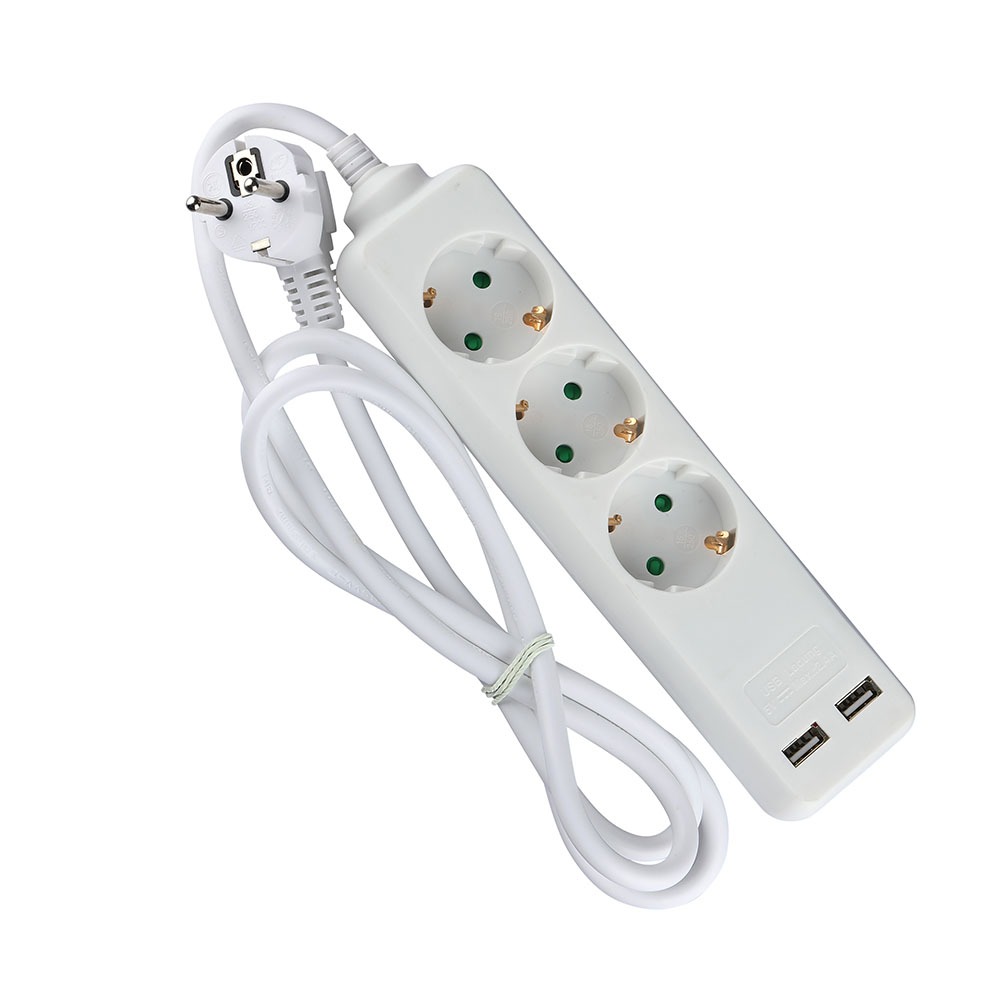 V-TAC Adapter 2 USB 3680W IP20 40mm