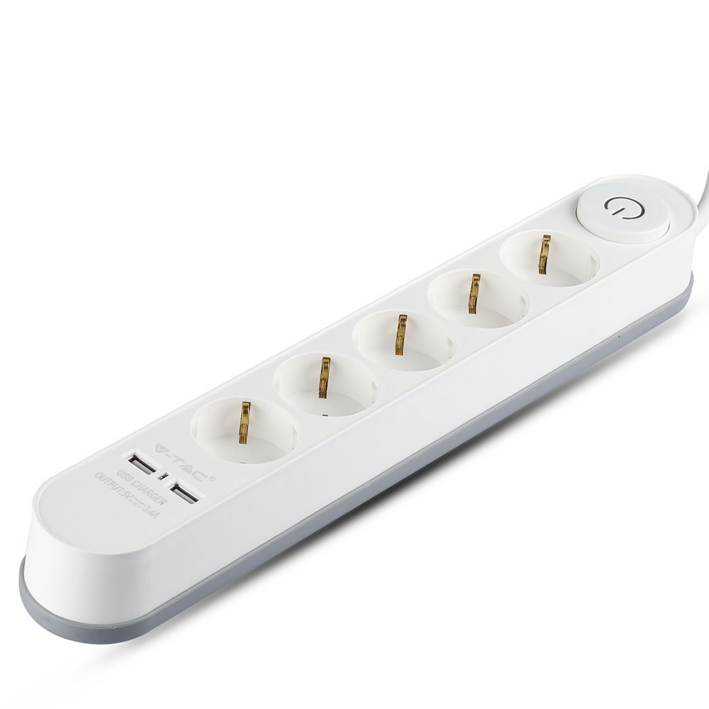V-TAC Adapter 3-fach 90mm