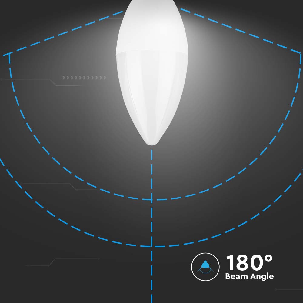 V-TAC Kerzenlampe E14 6,5W 4000K