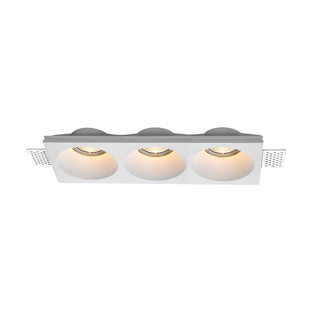 V-TAC Einbauleuchte 3XGU10 Rund IP20 305mm