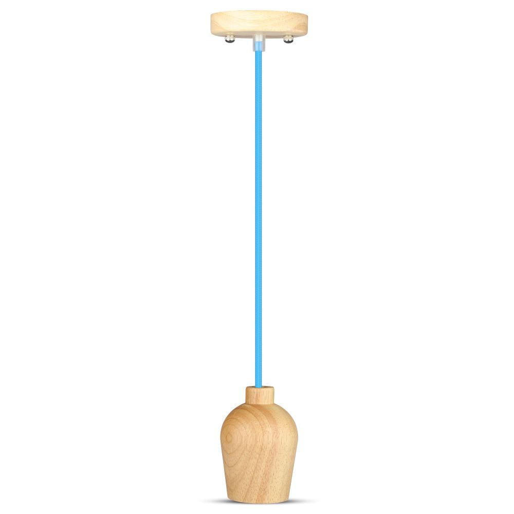 V-TAC Pendelleuchte E27 60W Holz IP20