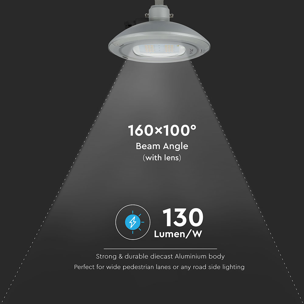 V-TAC LED Strassenleuchte 100W Tageslicht 500mm IP65