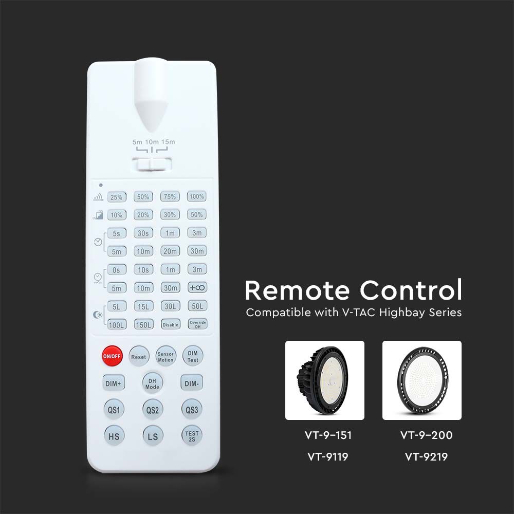 V-TAC Fernbedienung 200LM/W
