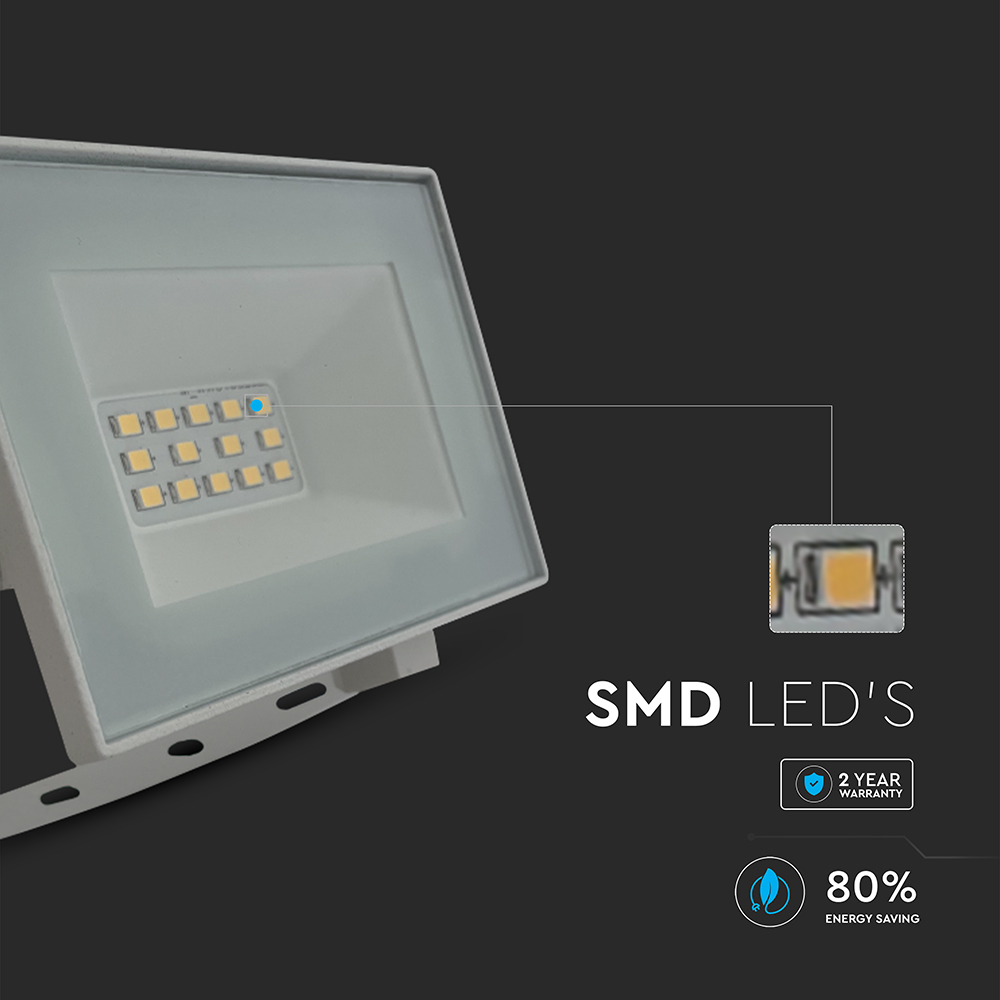 V-TAC LED Flutlicht 10W Tageslicht IP65