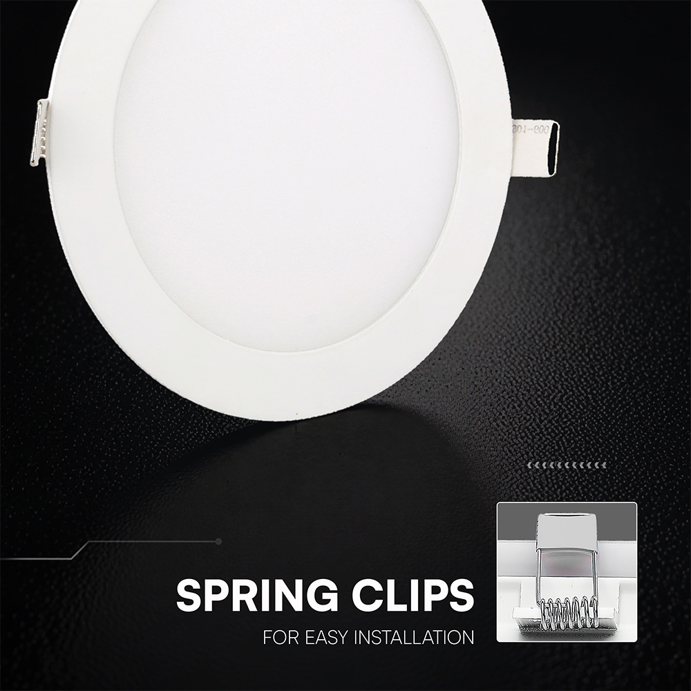 V-TAC LED Mini Panel 12W Rund 3IN1 IP20