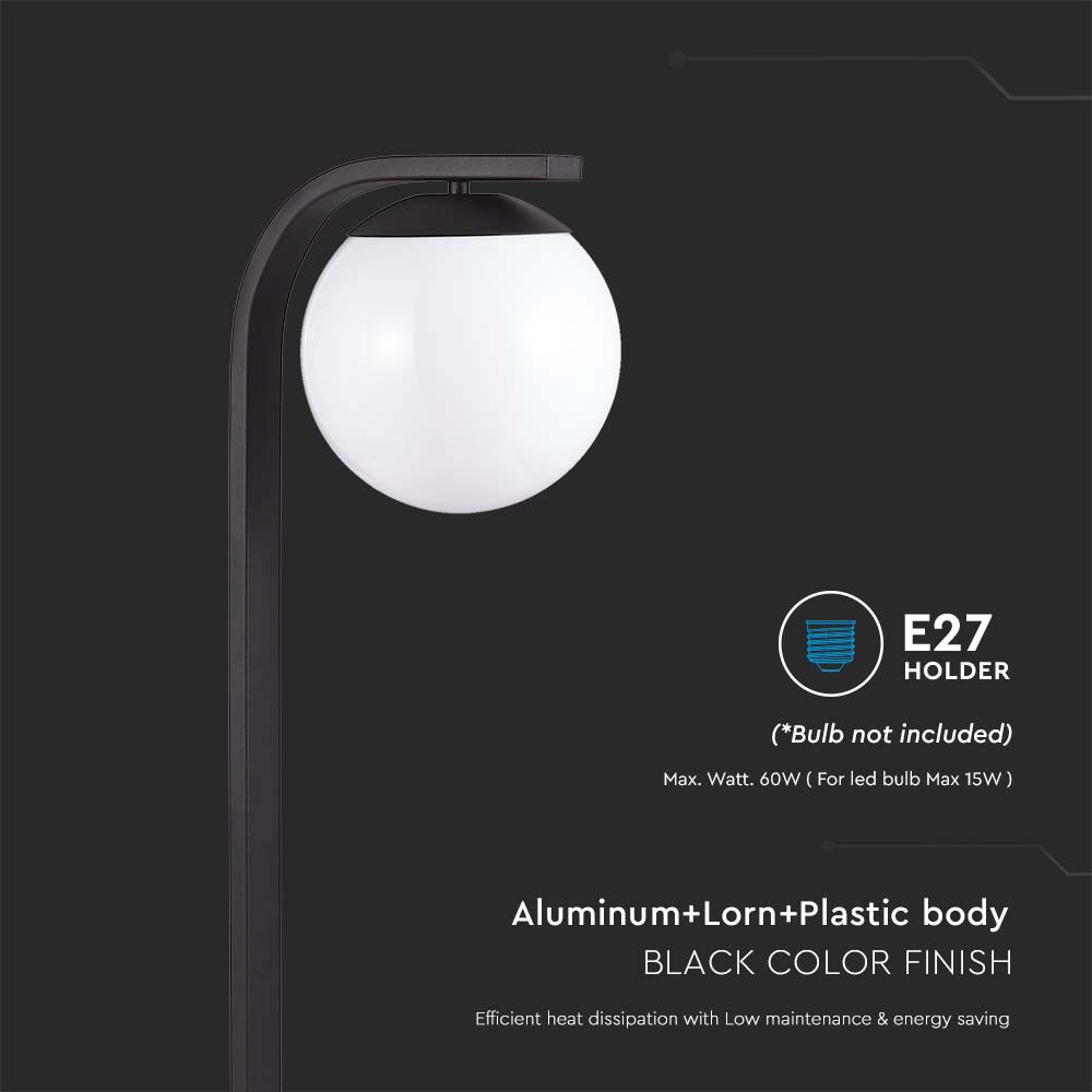 V-TAC Gartenlampe E27 60W IP44 1080mm