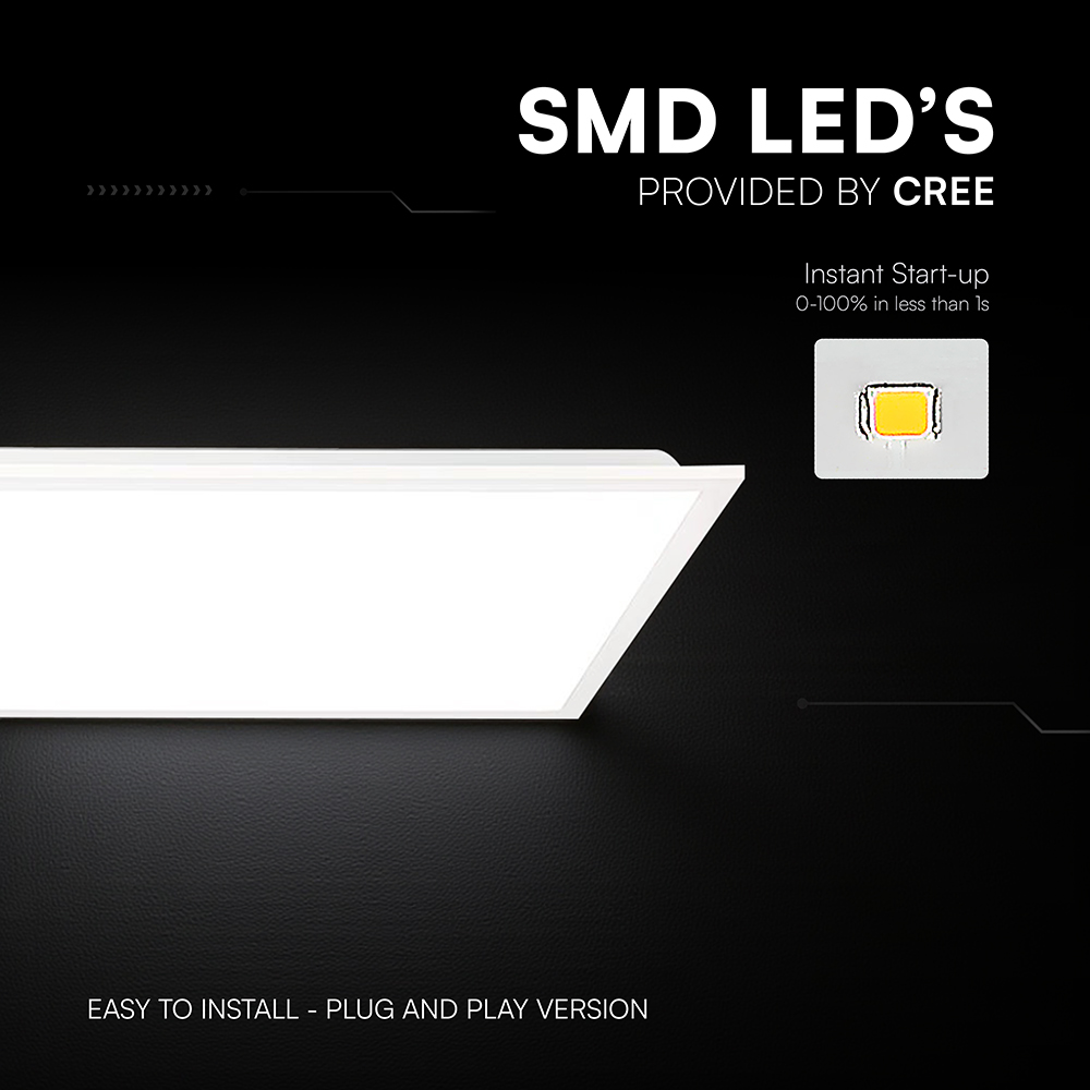 V-TAC LED-Panel 40W 6500K