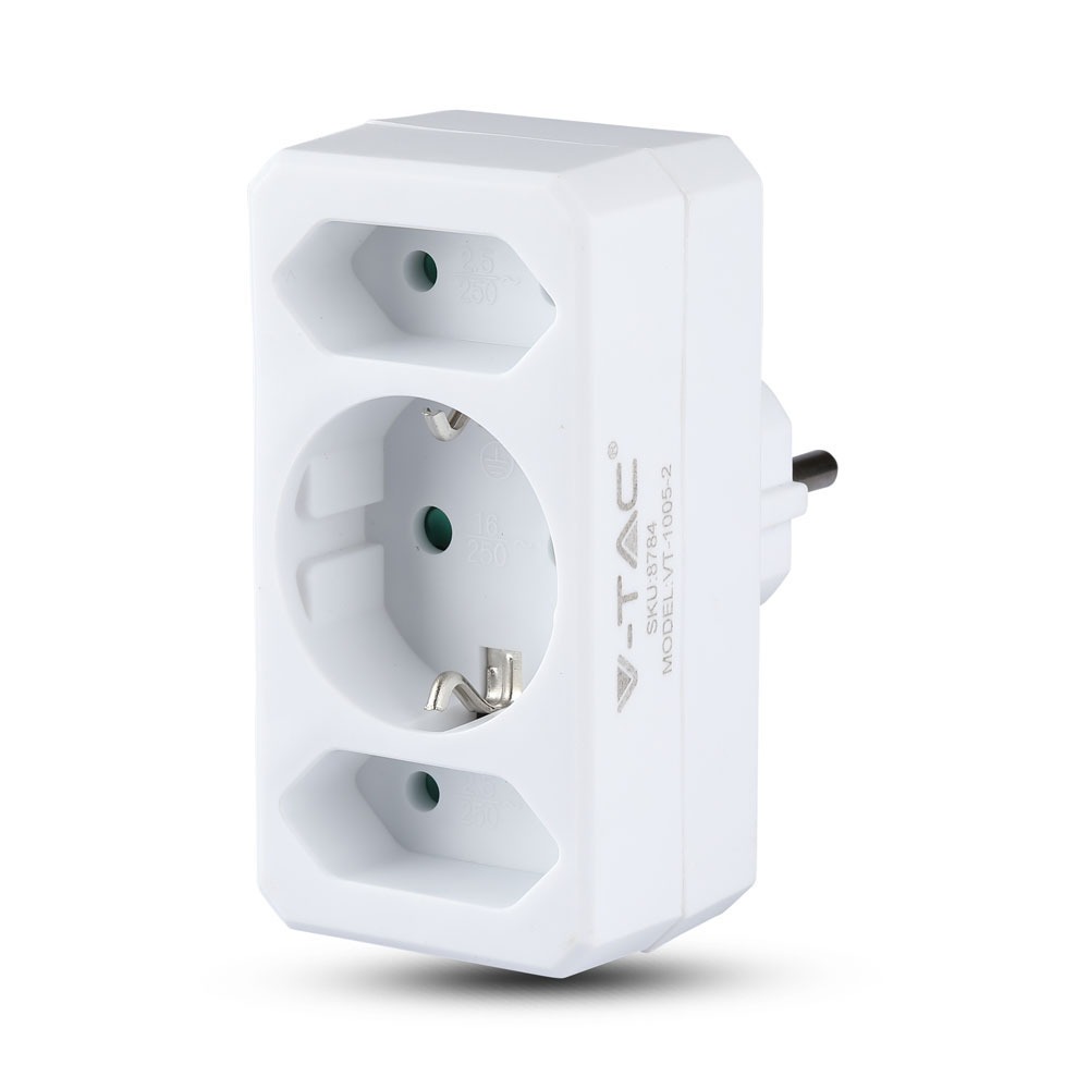 V-TAC Adapter 250V 16A IP20 50mm