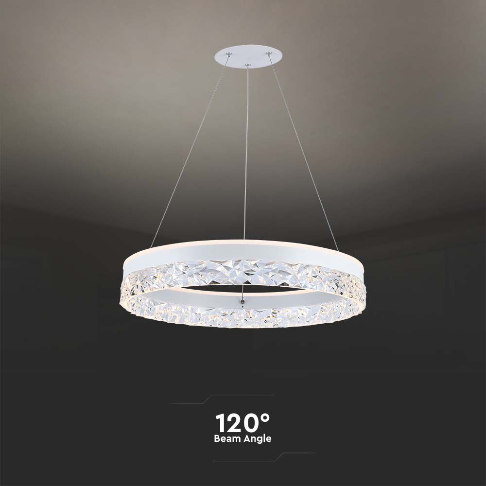 V-TAC Kronleuchter 25W Rund Warmweiss 510mm IP20