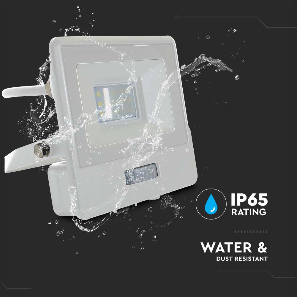 V-TAC LED Flutlicht 10W Tageslicht IP65
