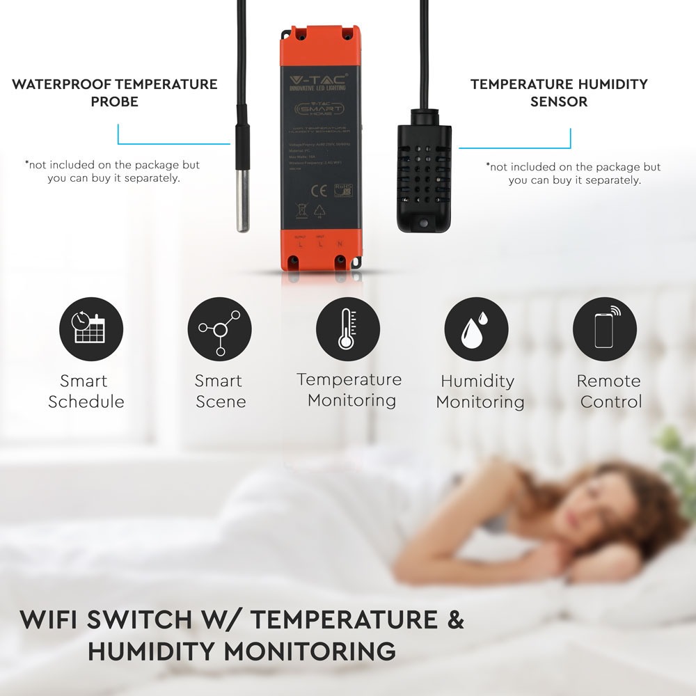 V-TAC Temperatursensor VT-5145 IP20