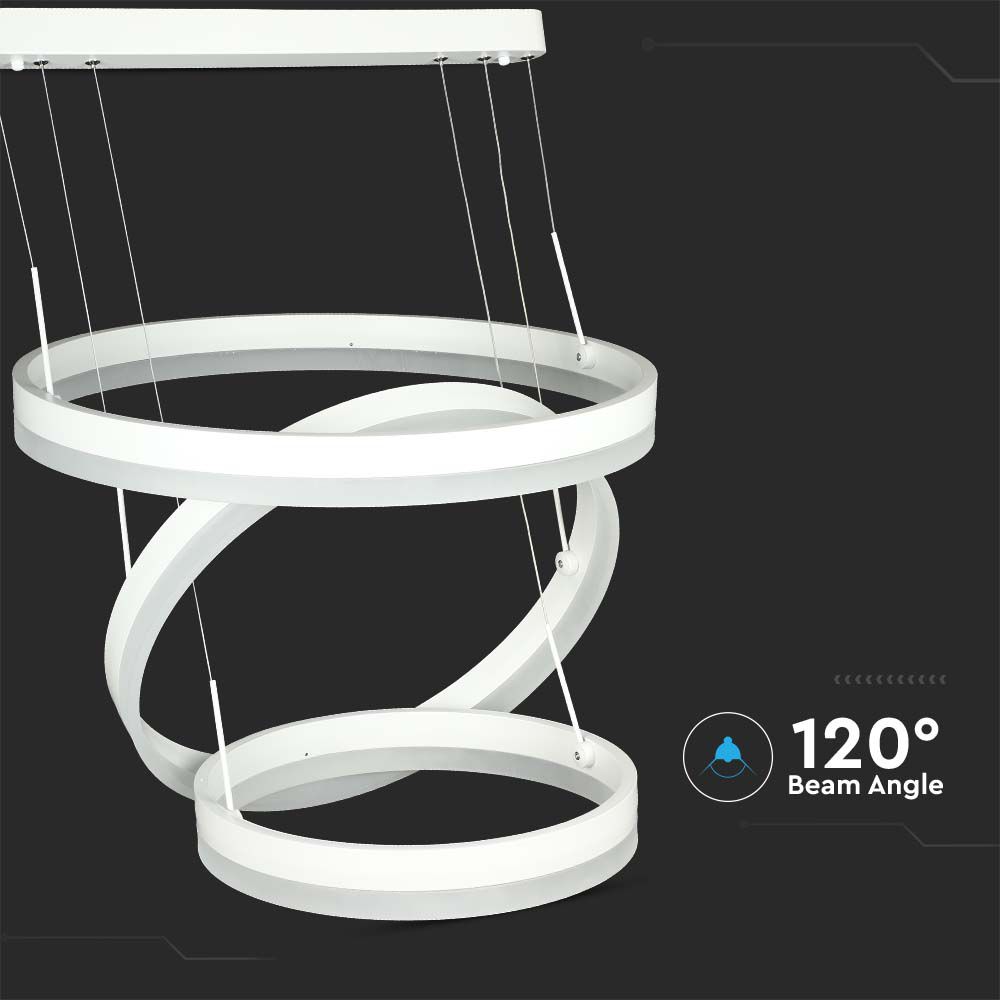 V-TAC Kronleuchter 86W Warmweiss 730mm IP20