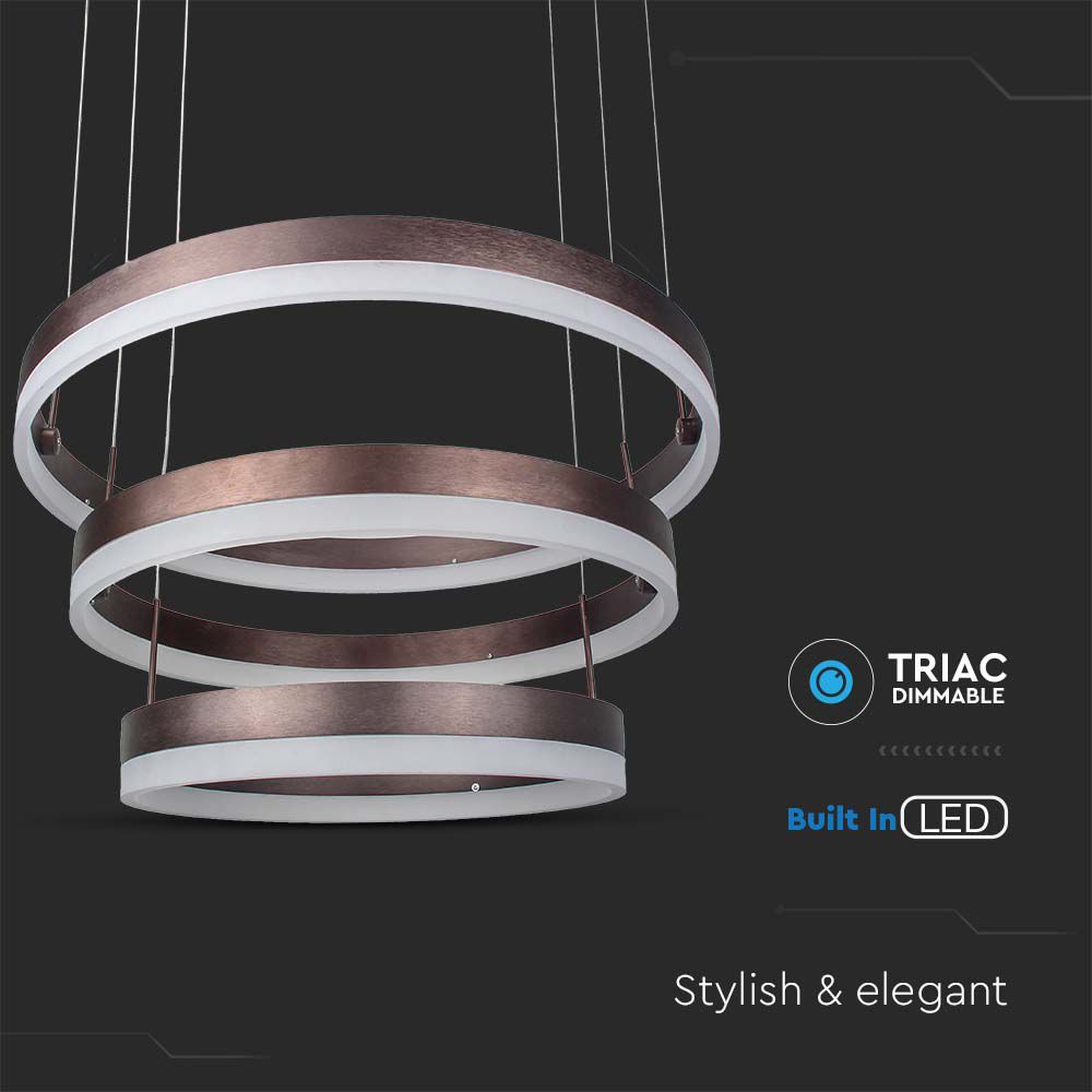 V-TAC Kronleuchter 86W Warmweiss 730mm IP20
