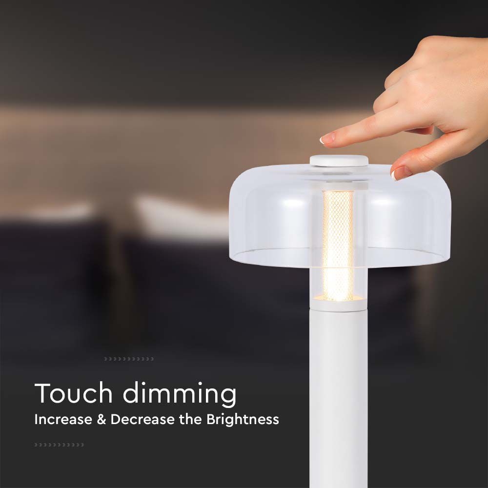 V-TAC Tischlampe 1W Warmweiss 185mm IP20