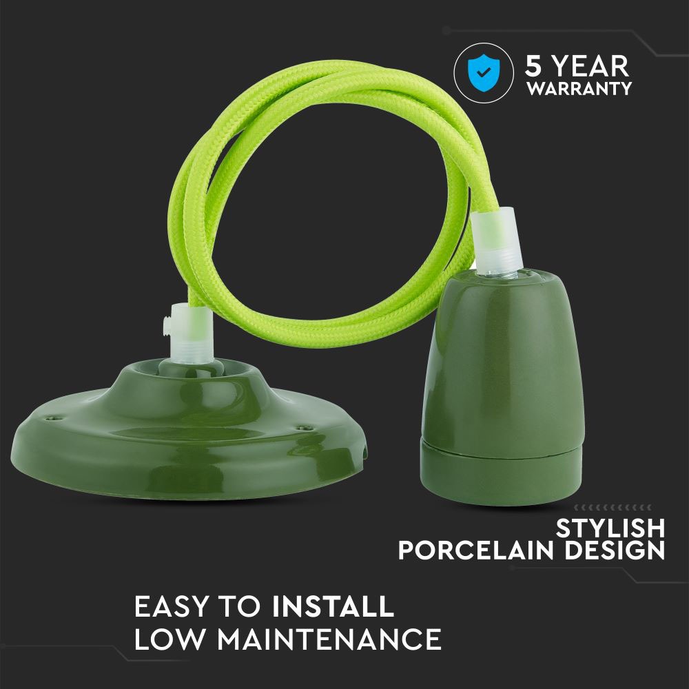 V-TAC Pendelleuchte E27 60W IP20