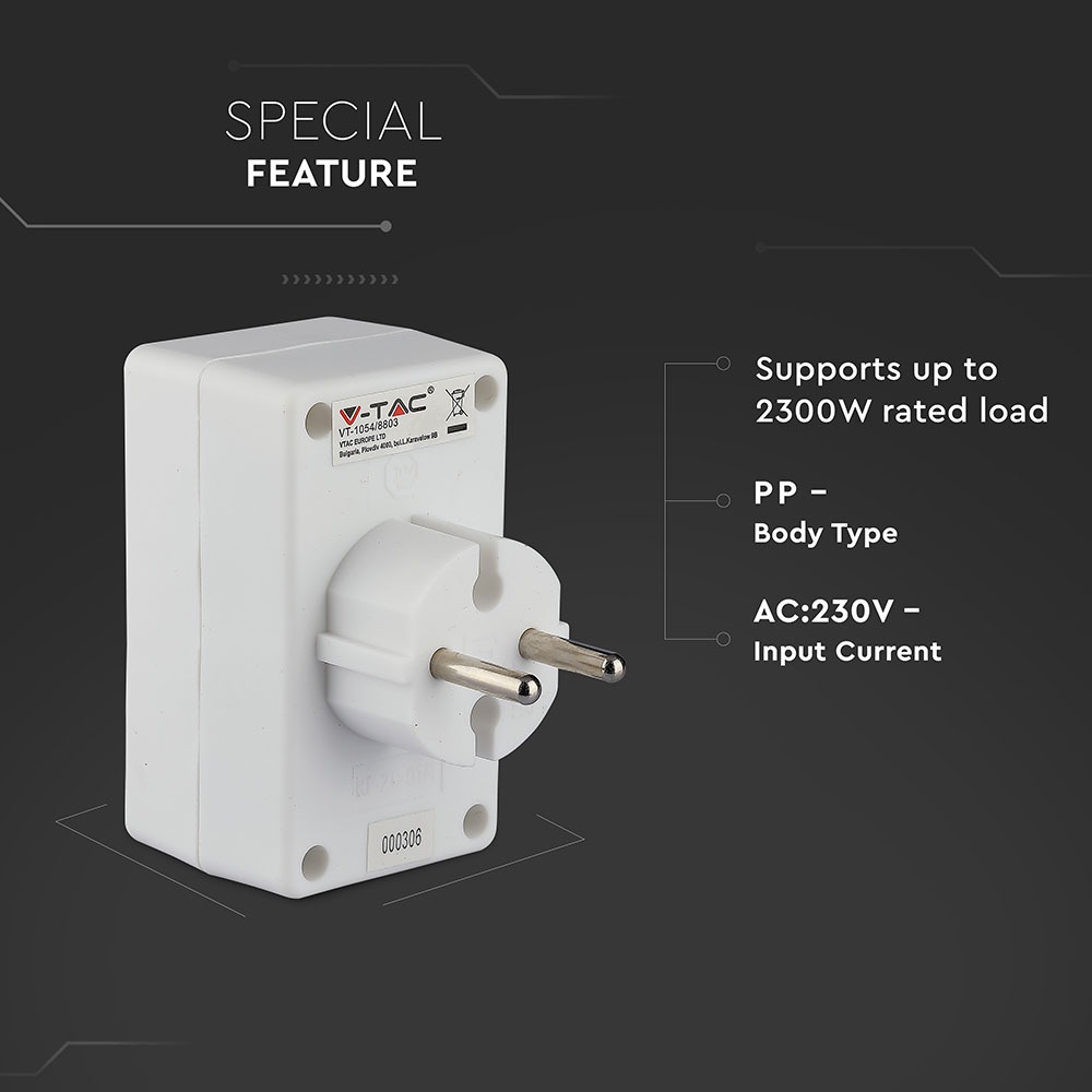 V-TAC Adapter 230V 2300W IP20