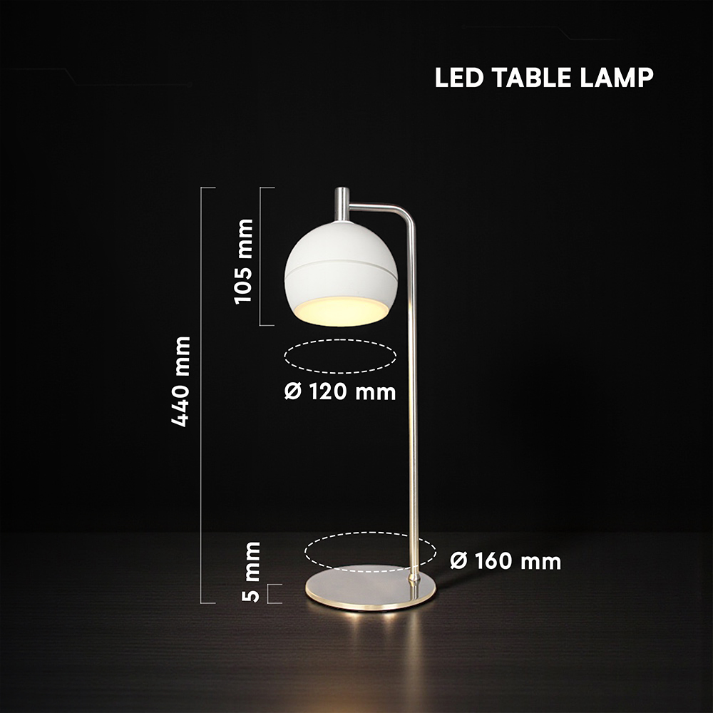 V-TAC Tischlampe 10W Warmweiss IP20