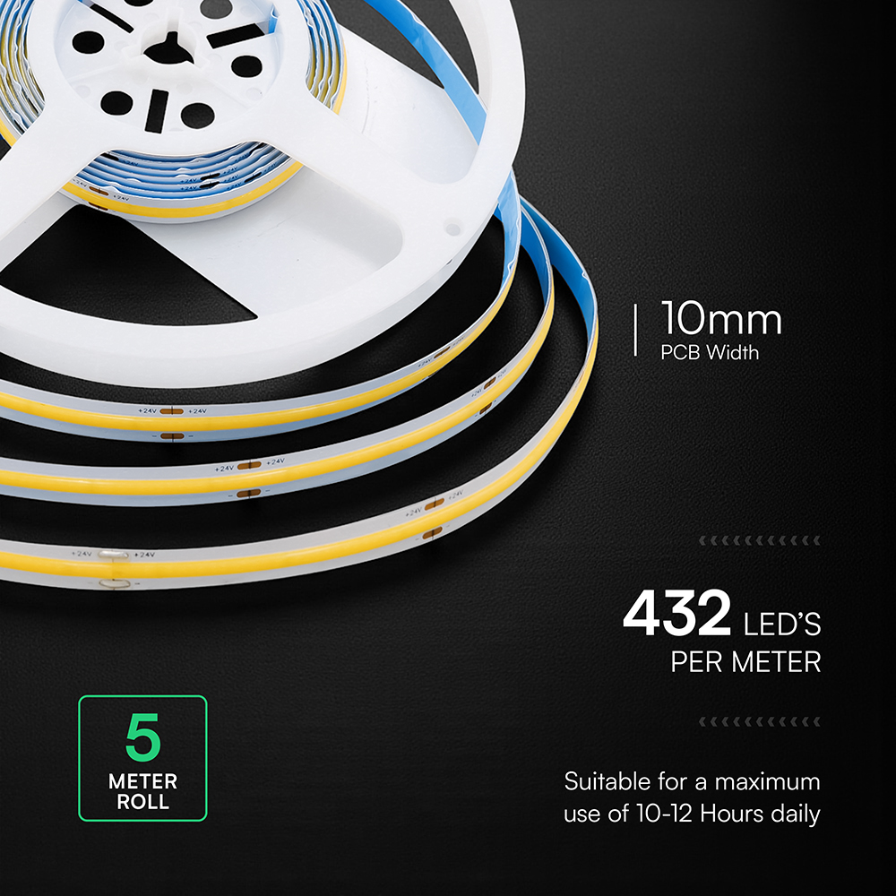 V-TAC LED-Streifen 6500K IP20