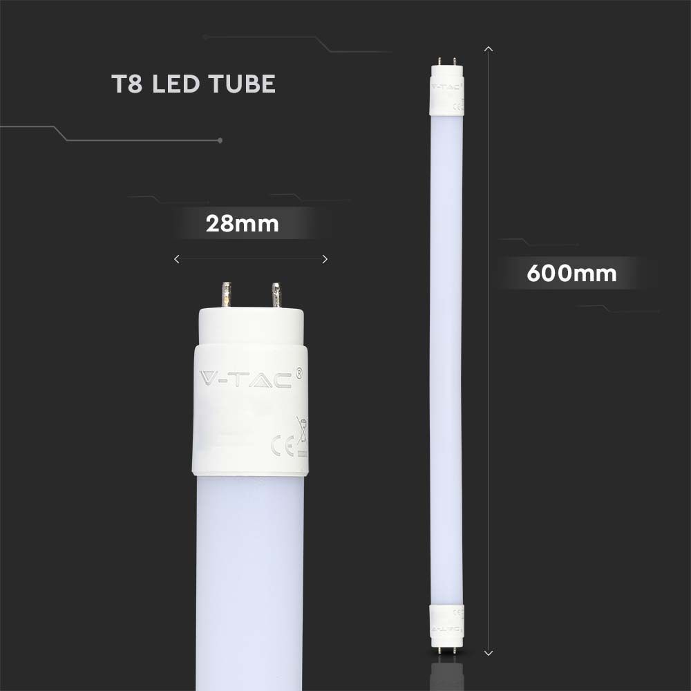 V-TAC LED Röhre G13 7W T8 4000K 653mm IP20