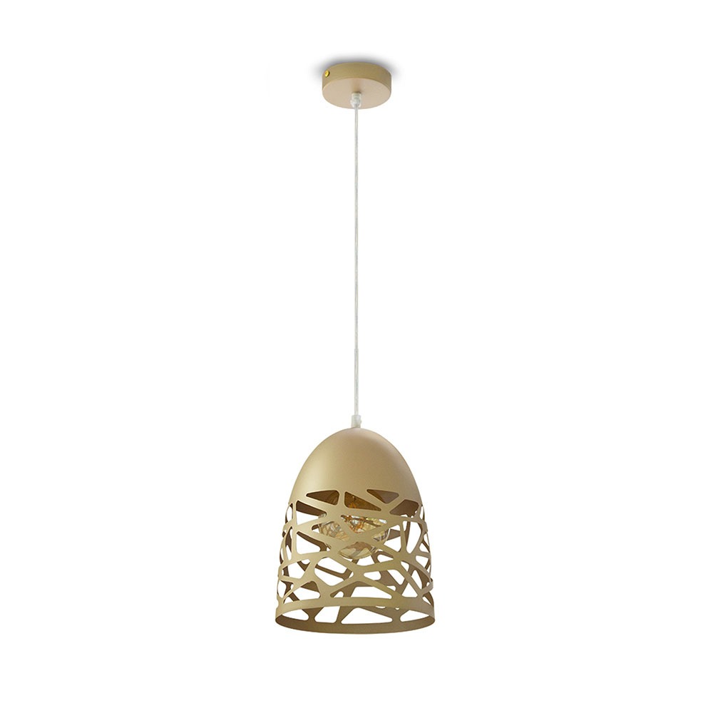 V-TAC Pendelleuchte E27 60W Champagne Gold IP20