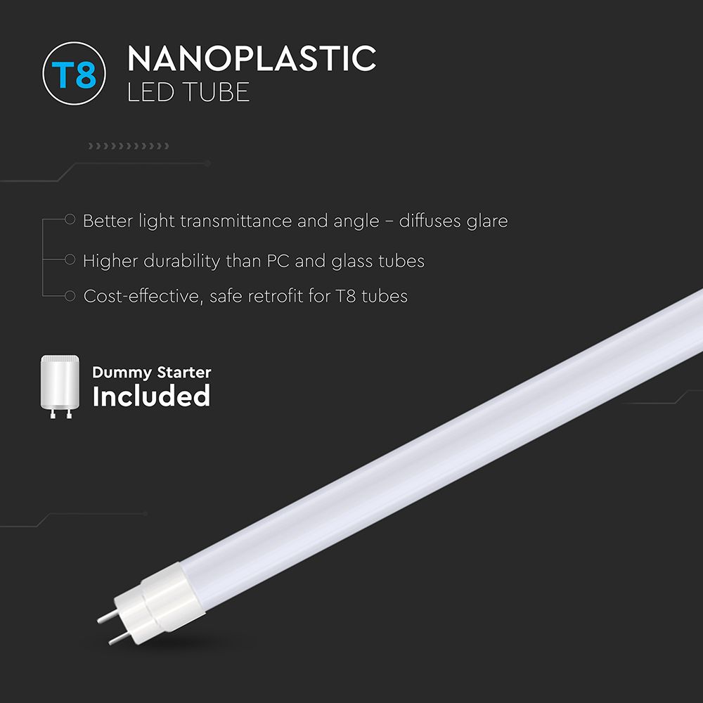 V-TAC LED Röhre G13 20W T8 6500K 1558mm IP20