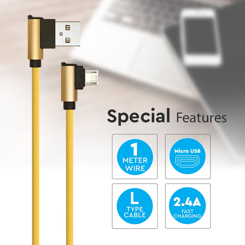 V-TAC USB Kabel Micro USB 75mm