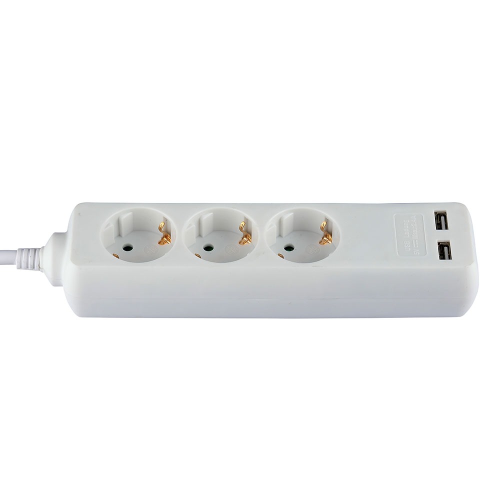 V-TAC Adapter 2 USB 3680W IP20 40mm