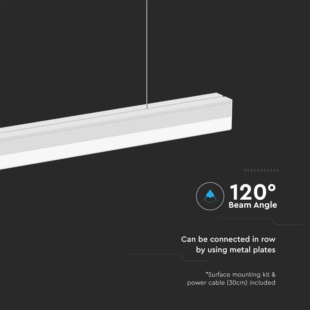 V-TAC Linearleuchte 40W 6500K 1355mm IP20