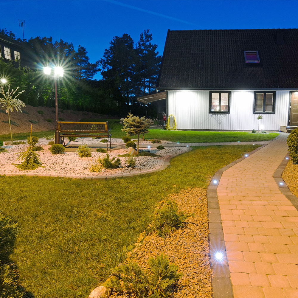V-TAC Gartenlampe 2xE27 345mm IP44