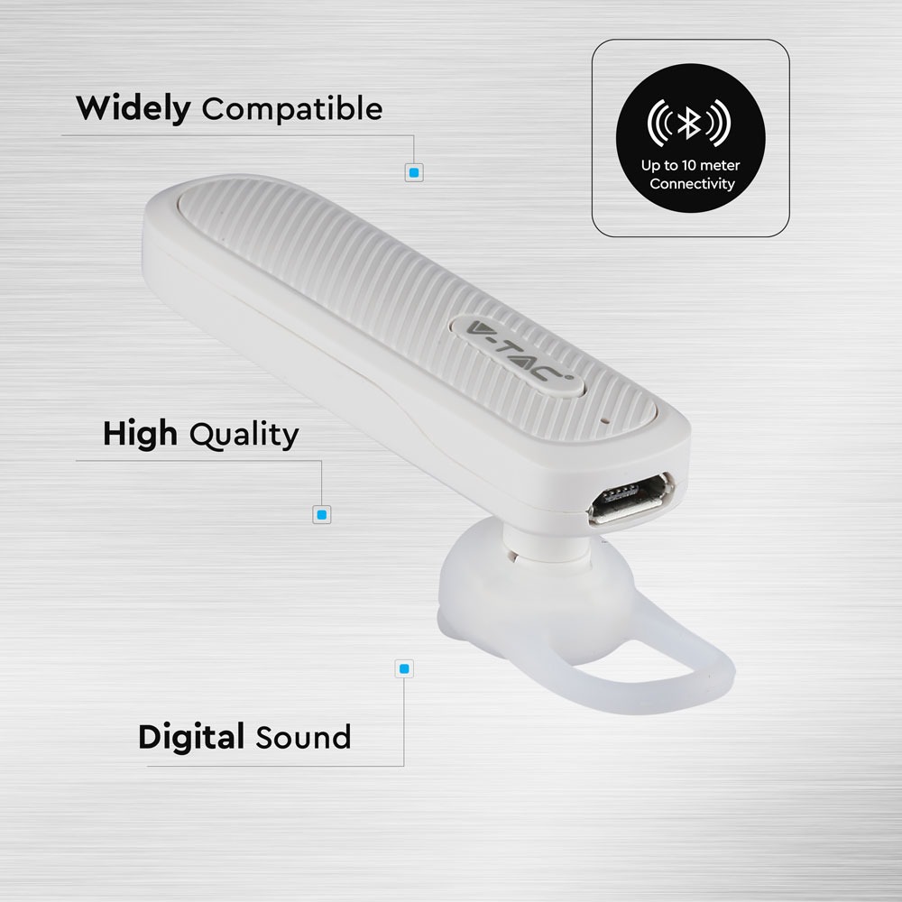 V-TAC In-Ear Kopfhörer Wireless 0W 90mm