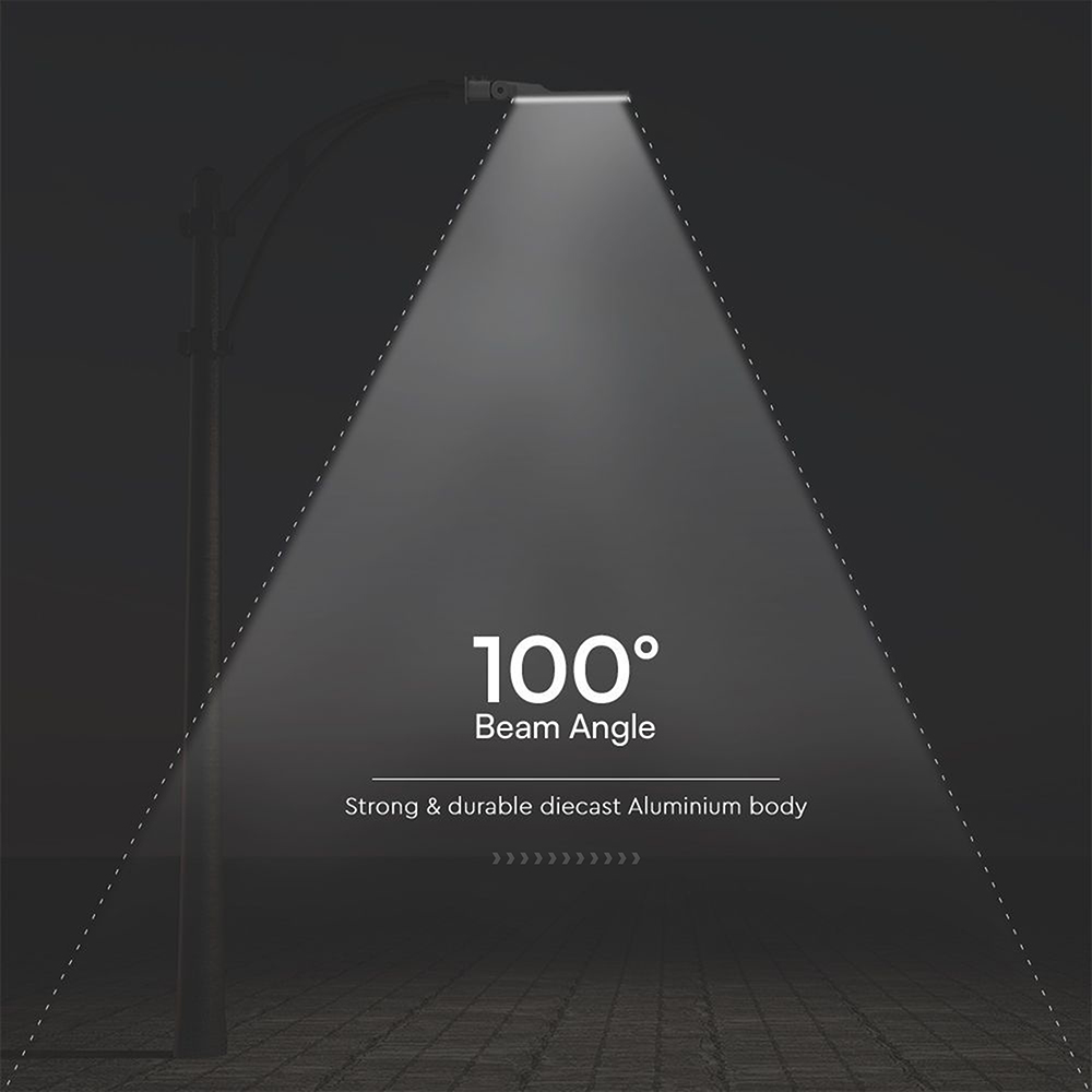 V-TAC LED Strassenleuchte 100W Tageslicht IP65