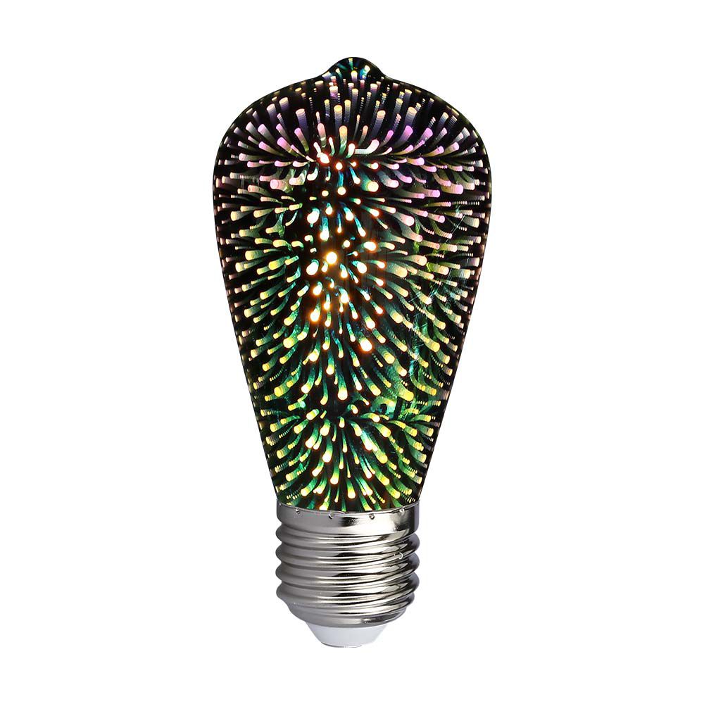 V-TAC Designer Glühbirne E27 3W ST64 Warmweiss 64mm IP20