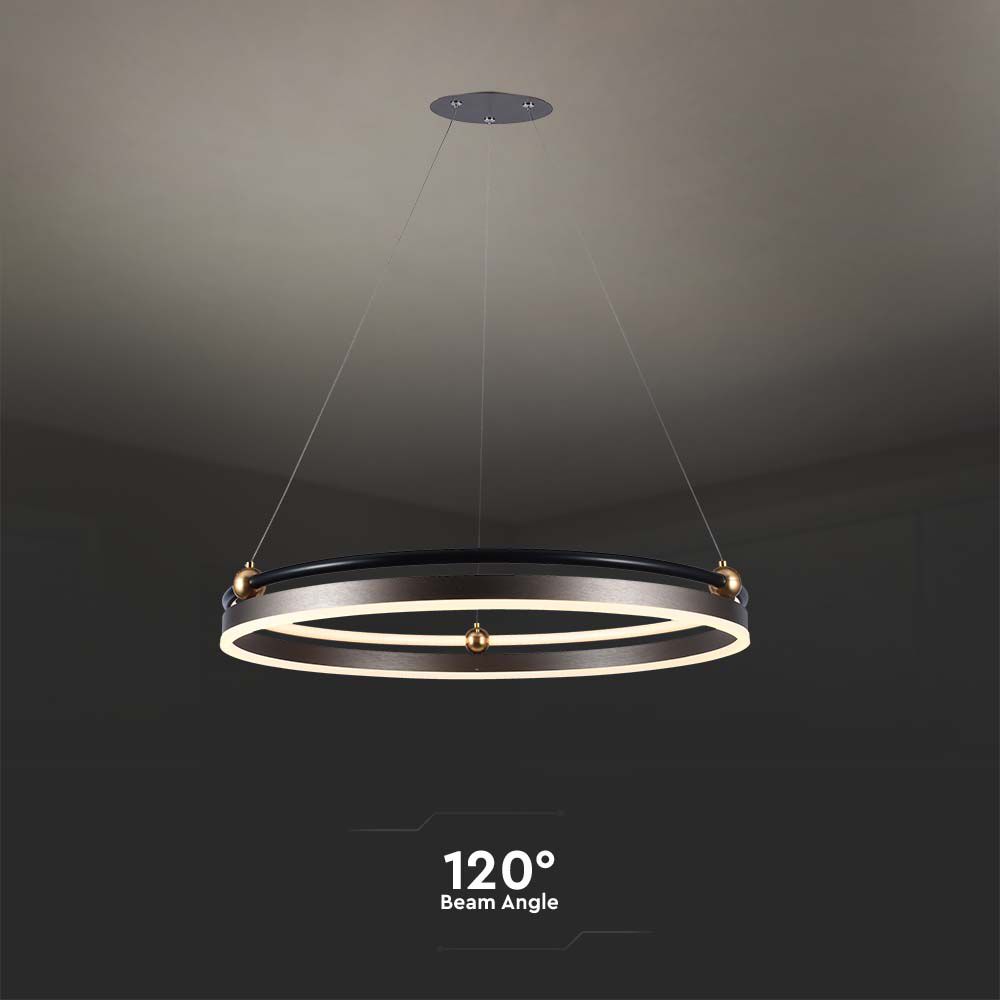 V-TAC Kronleuchter 30W Rund Warmweiss 610mm IP20