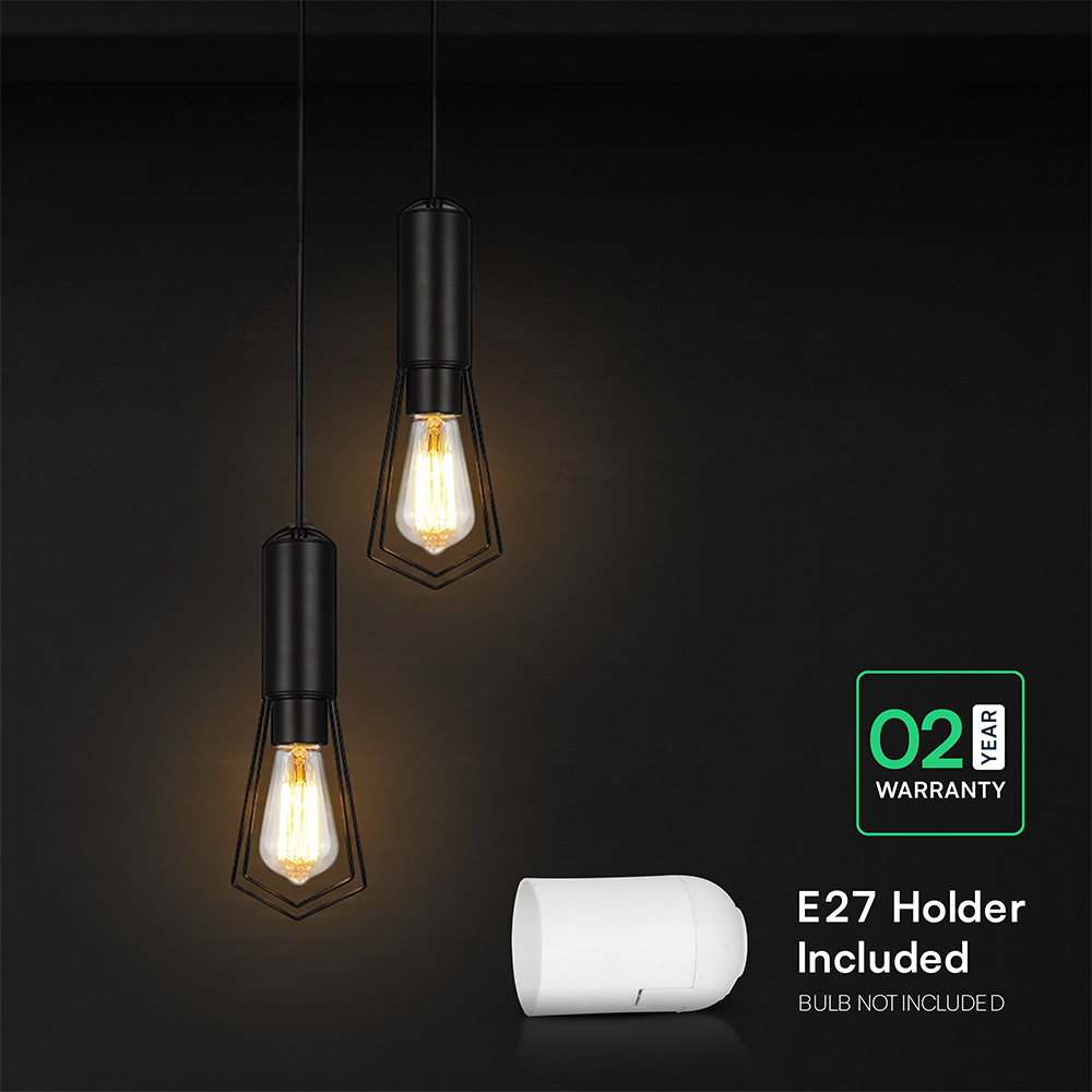 V-TAC Pendelleuchte 2xE27 IP20