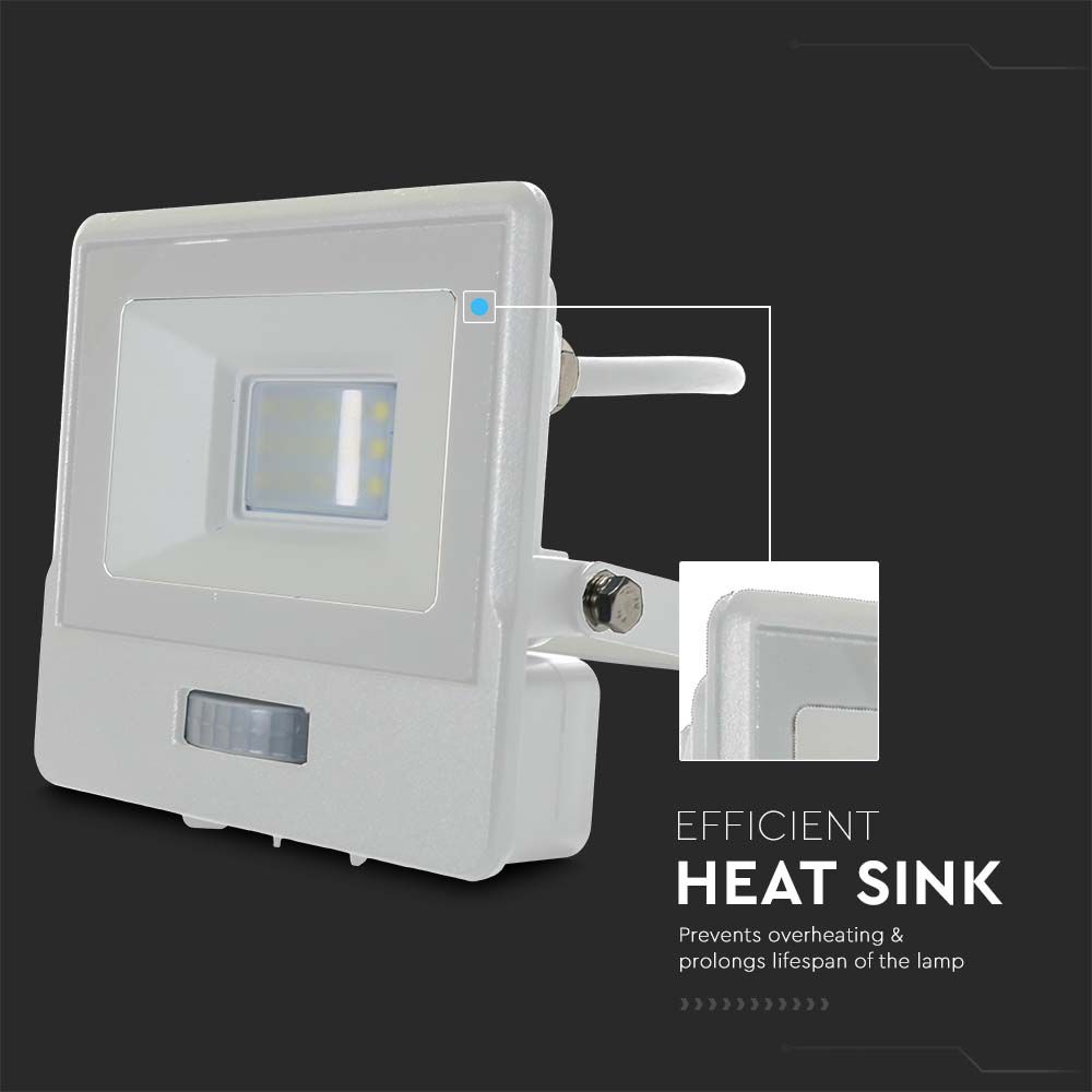 V-TAC LED Flutlicht 10W Tageslicht IP65