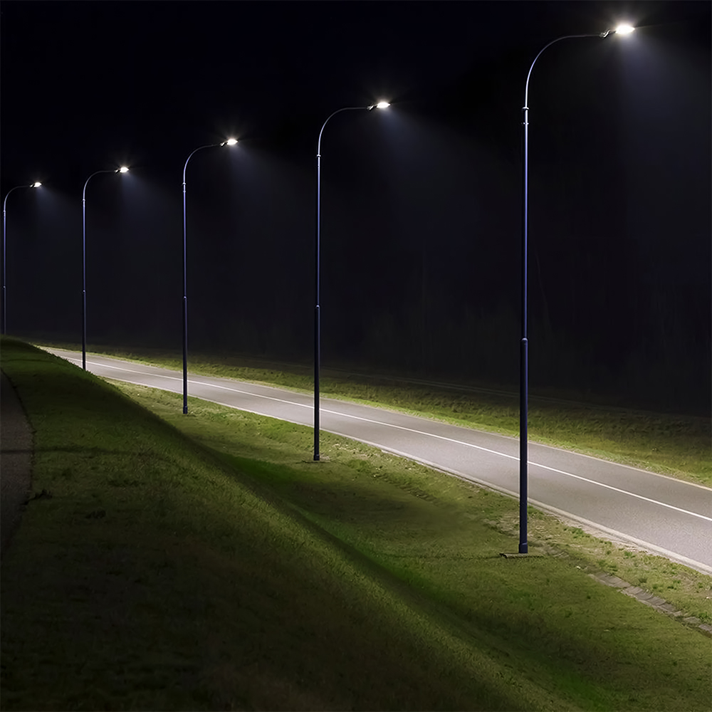 V-TAC LED Strassenleuchte 100W Tageslicht IP65