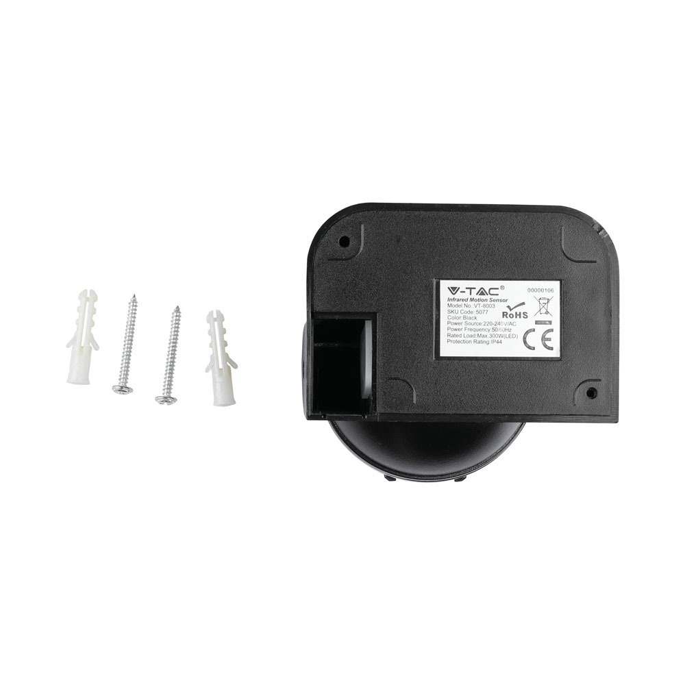 V-TAC Bewegungsmelder Infrarot IP44 70mm