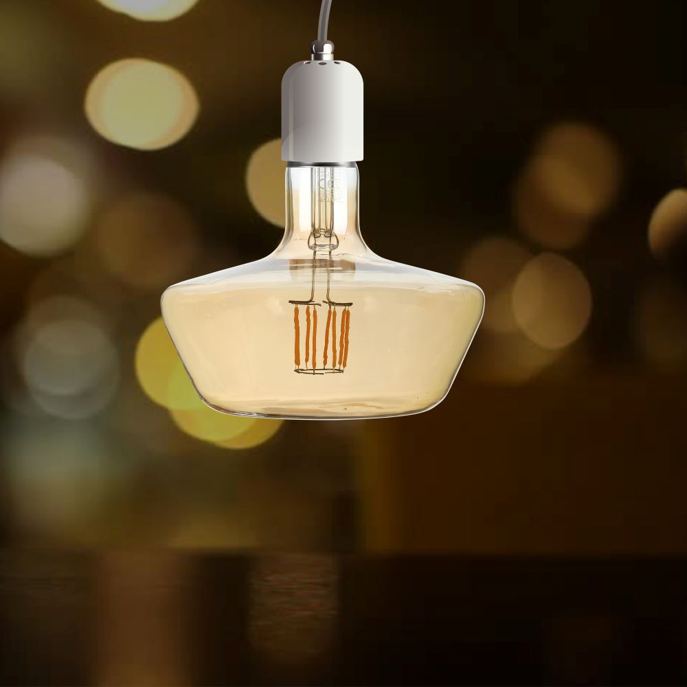 V-TAC Designer Glühbirne E27 8W T180 Warmweiss 180mm IP20