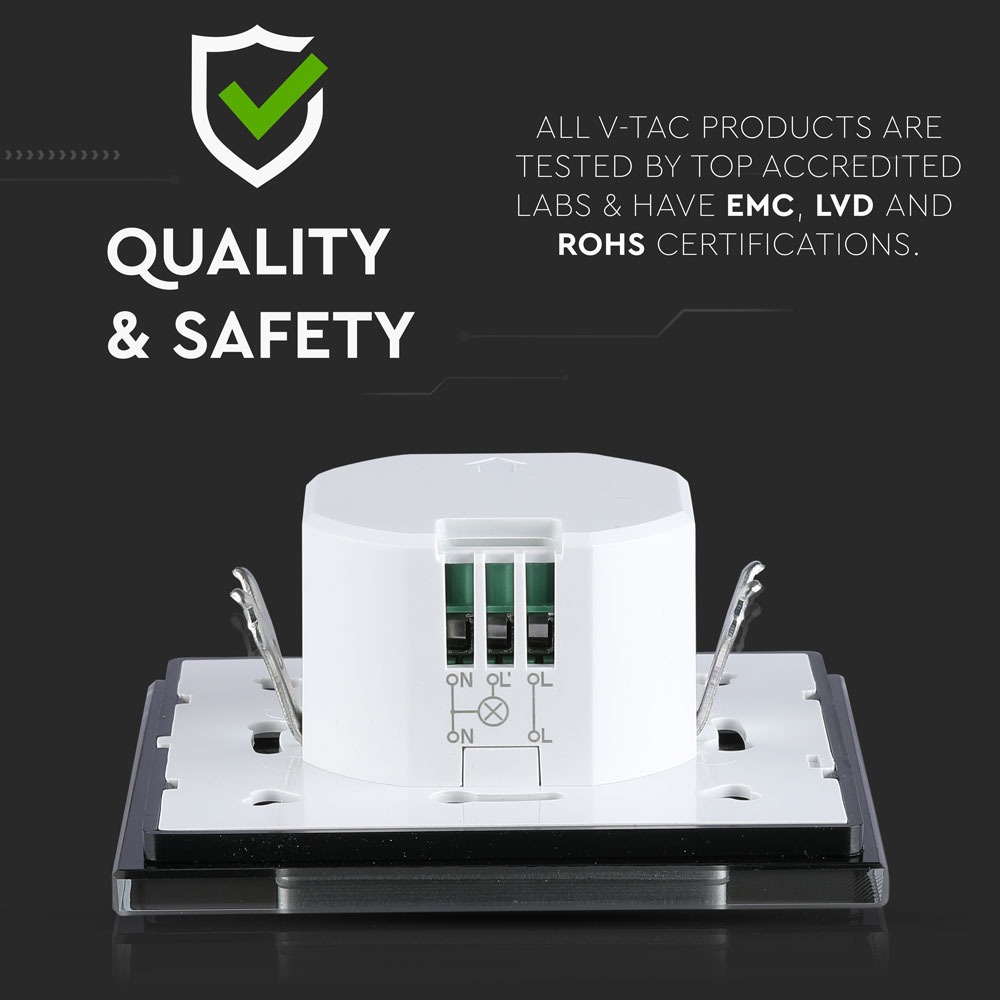 V-TAC Bewegungsmelder Mikrowelle IP20