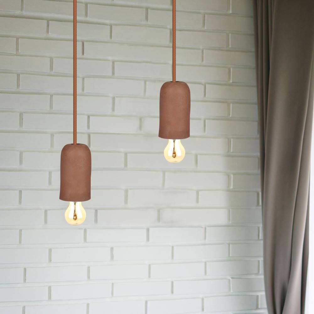 V-TAC Pendelleuchte E27 60W Beton IP20