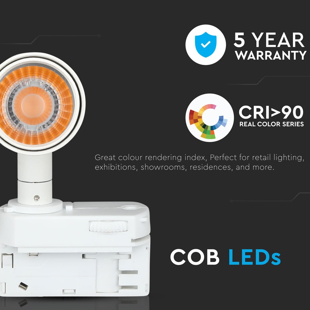 V-TAC LED Schienenleuchte 15W 5000K