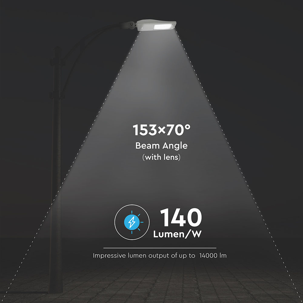V-TAC LED Strassenleuchte 100W 5700K