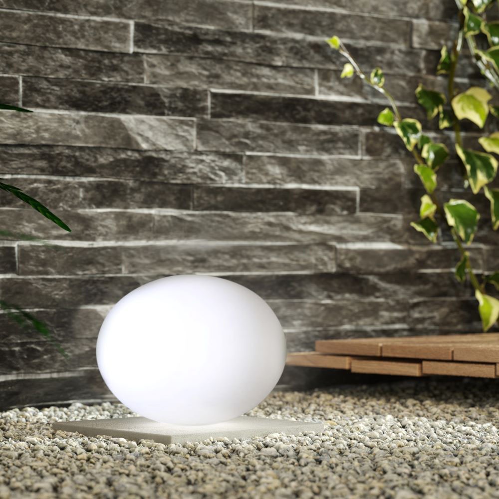 V-TAC Gartenleuchte Oval 1W RGB 160mm IP67