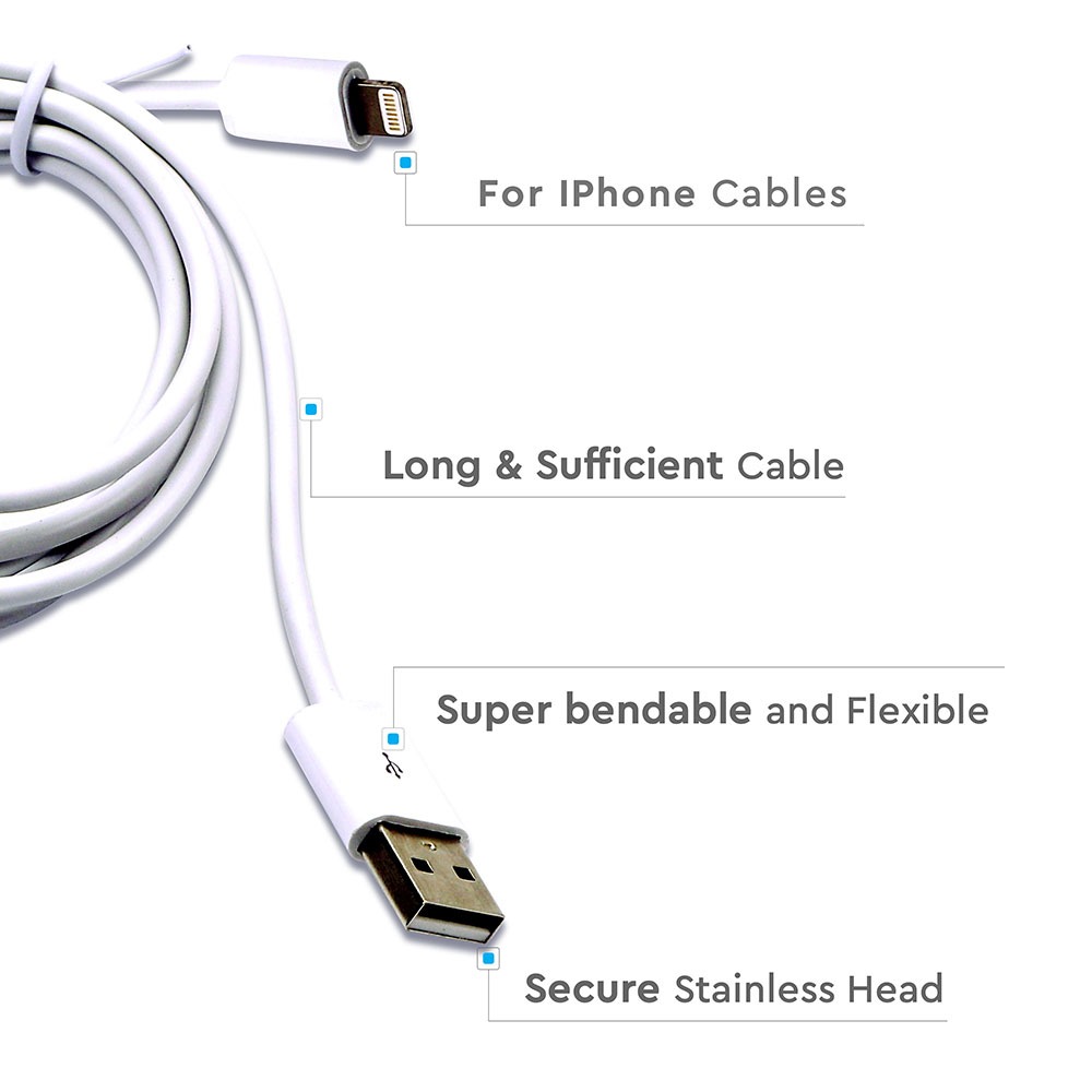 V-TAC USB Kabel MFi 80mm IP20